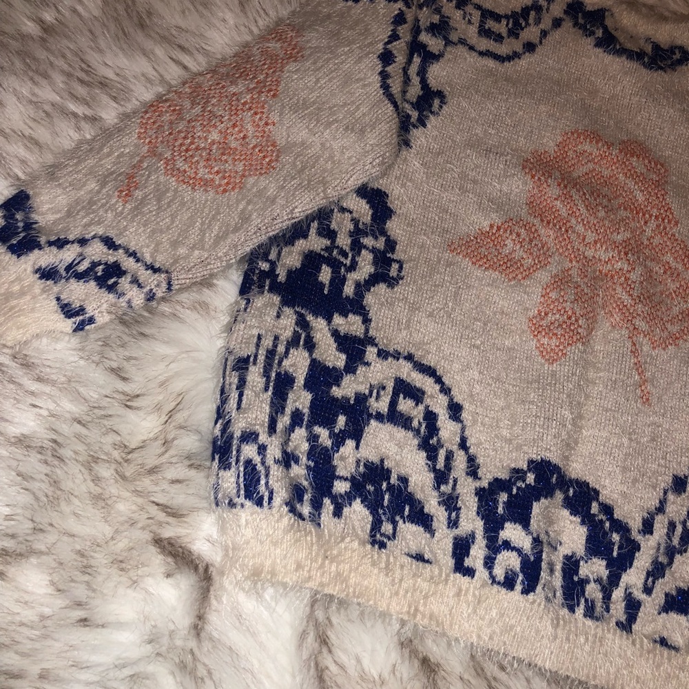 NEW❗️Anthropologie La Fee Verte Fuzzy Knit Sweater - Picture 5 of 8